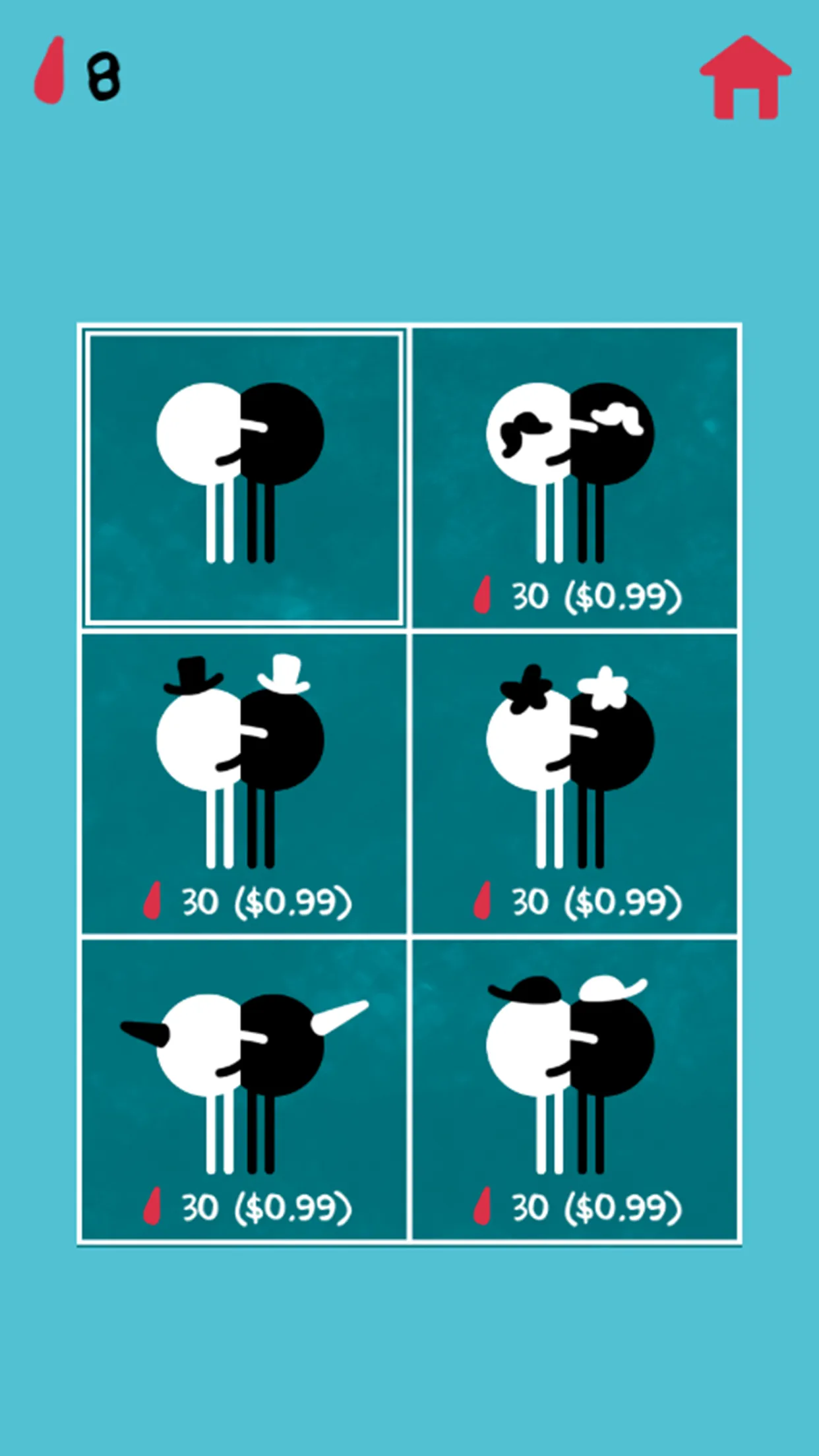 Left Right Rise shop screen