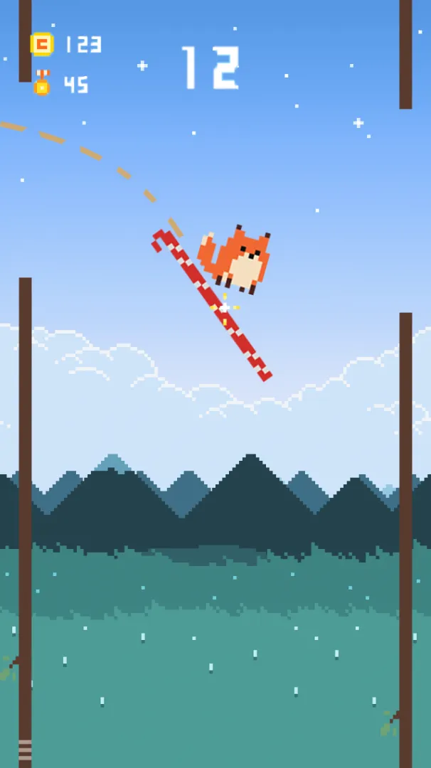 Bounce Bird Journey fox character gameplay