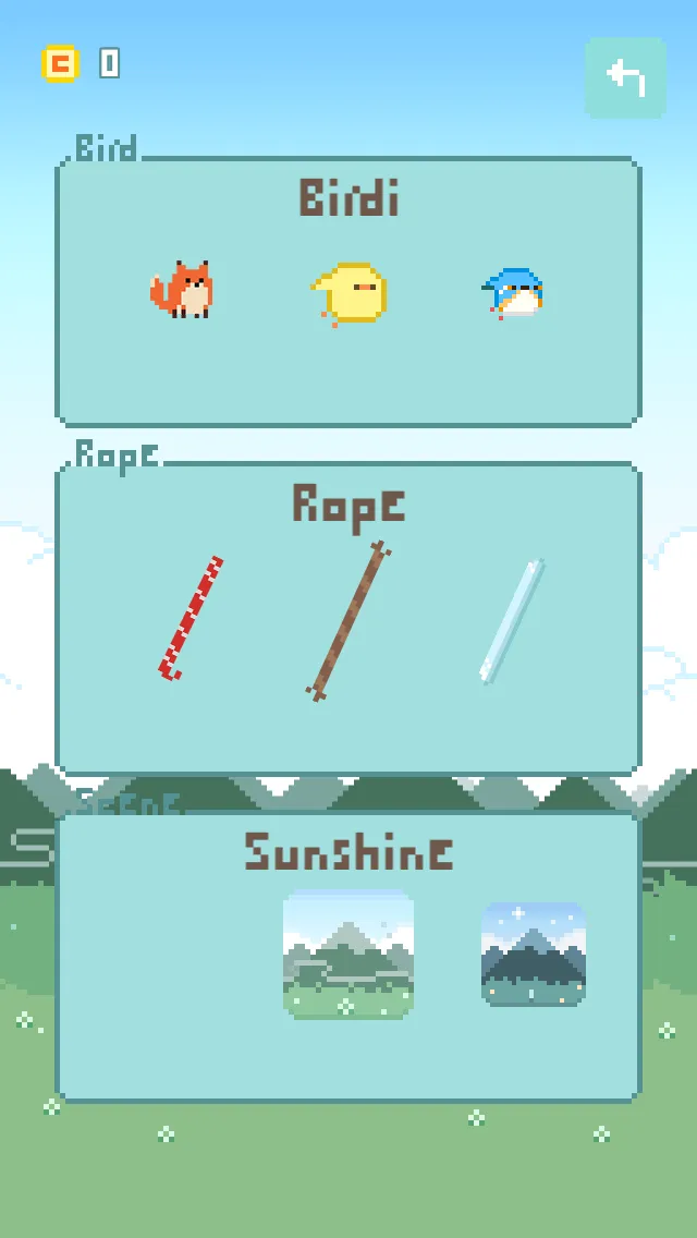 Bounce Bird Journey collection screen